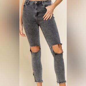 NEW LARGE POL Distressed Jeans